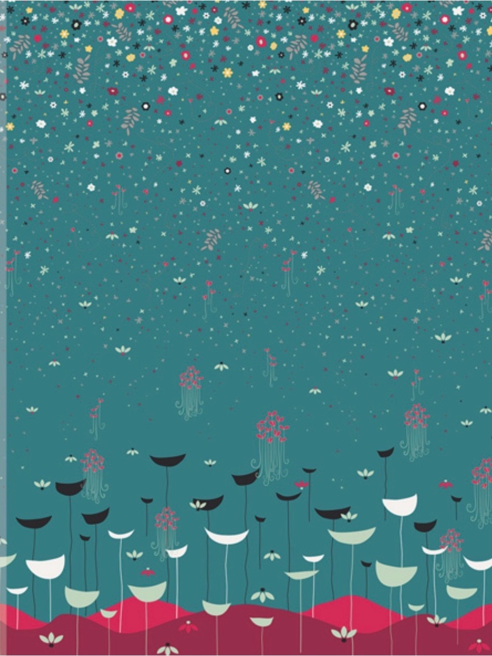 Art Gallery Fabrics Whimsicöl Tide Nordika Jeni Baker – 37" x 45" Quilting Panel
